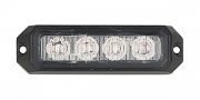 Svetlo stroboskopick 4x LED 12/24V oranov MINI (R65, R10)